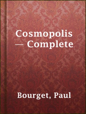 cover image of Cosmopolis — Complete